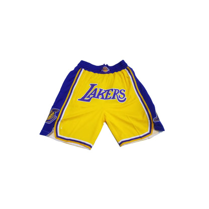 Pantalones cortos de baloncesto de la NBA Los Angeles Lakers Hoopen™ (amarillo)