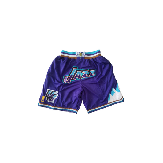 Official Utah Jazz Shorts, Basketball Shorts, Gym Shorts