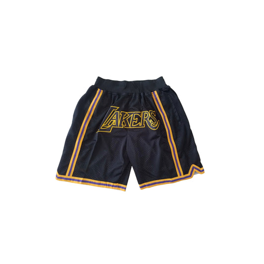 Los Angeles Lakers Hoopen™ Basketball Shorts (Black)